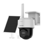 Camera IP PT, 4G, 4MP, 2.8mm, IR/WL 30m, Audio, Smart Tracking, panou solar, IP66 - HIKVISION DS-2CFSP4-4G
