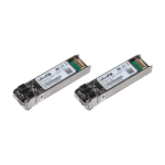 Kit 2 x Module SFP 1.25/10/25G, 15 Km, Single LC, SM 1270/1330nm - MikroTik XS+2733LC15D