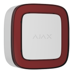 Indicator optic de alarma incendiu, Jeweller, wireless, EN 54, alb - AJAX EN54Indicator(W)-155911 - imagine 2