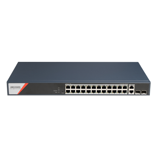 img45027large Switch L2, 24 x RJ45 1G PoE, 2 x SFP 1G, 2 x RJ45 1G, Management - HIKVISION DS-3E1528HP-SI-24P2T2F - imagine 1