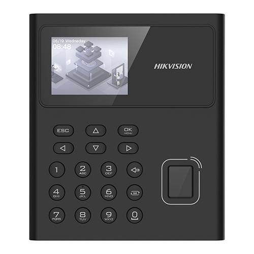 img45038large Terminal standalone IP de pontaj, LCD 2.4inch, cititor Amprenta, Card Mifare, Wi-Fi - HIKVISION DS-K1T8005MFWX-B-S - imagine 1