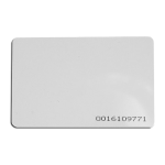 Set de 10 cartele de acces EM4100 125KHz, 0.8 mm, cod printat - CSAccess CSC-EM125-08+C-10