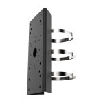 Suport montare pe stalp camere bullet, Negru - HIKVISION DS-1275ZJ-SUS-Black