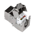 Set 6 buc. Keystone Jack Cat.6A, ecranat, tool-less - TRENDnet TC-K06C6A-6buc - imagine 4